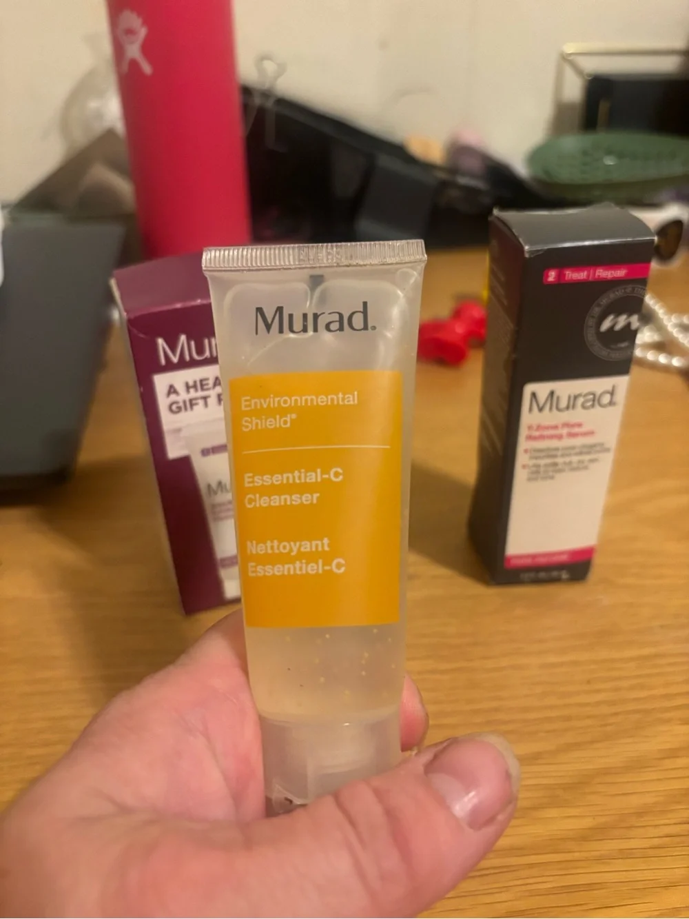 Murad Essential-C Cleanser Trio with Yellow and Purple Accents